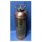 The Buffalo Fire Appliance Corp Antique Copper And Brass Fire Extinguisher, 24" Tall