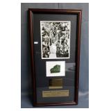 Genuine Piece Of Center Court Of Louis Armstrong Stadium From The U.S. Open Match Between Martina Na