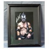 Doyle Wolfgang Von Frankenstein Signed Print Framed Matted Under Glass, 18" x 14.25"