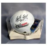 ESPN Classics Mini Football Helmet With Illegible Signatures, Espn Classics Road Show 2001 Vip Card,
