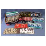 Kansas And Missouri License Plate Assortment, 1938 - 2010, Approx Qty 40