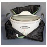 Hamilton Beach Stay Or Go Slow Cooker With Locking Lid And Insulated Carry Case , Model 33163TC, Pow