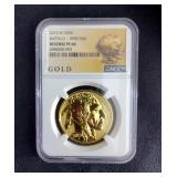 2013 W $50 Gold One Ounce American Buffalo Reverse Proof Coin, NGC Certified Reverse PF 69, Includes