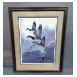 Larry Toschik (American, 1922-2012) Ahead Of The Storm (Mallards) Print, Signed And Numbered 578/800