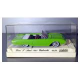 Solido 1961 Ford Thunderbird G Sport And Cabriolet Die Cast Cars, Model #s, 4517, 4504 And 4505, 1:4