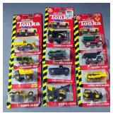 Tonka Die Cast Collection Trucks Including Mighty Backhoe, 1956 Pickup Truck, Bulldozer And More, Qt
