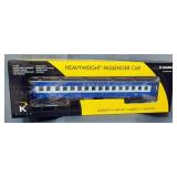 K Line Reading 15" Interurban Heavyweight Passenger Car, O Gauge, New In Box