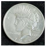 1922 D Peace Dollar