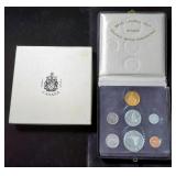 1967 Canadian Centennial 22-kt Gold And Silver Proof Set, In Display Box
