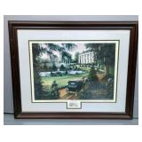 Bill Pendergrass "Coming Home" Print, Signed, Matted Framed Under Glass, 31.5" x 25.5"