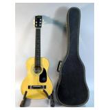 Castilla 6-String Acoustic Guitar, Model CS-33, With Case, Missing Strings, Stand Not Included