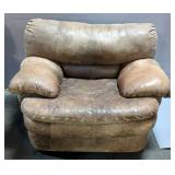 Leather Side Chair, 36" x 48" x 36"