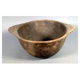 Casas Grandes Pottery Bowl - Roughly 14" Diameter With Handles, 5.75" Height