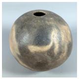 Caddoan Pottery Seed Jar - Roughly 1.5" Opening at Top, 7.5" Tall, 7.5" Wide