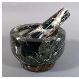 Marble Mortar And Pestle, 6x4"