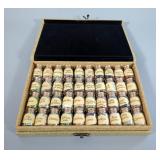 40 Mini Gemstone Bottle Display Set