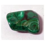 Polished Malachite Palmstone