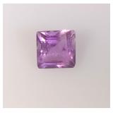 Amethyst Square Cut Gemstone - 7x7mm