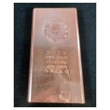 2011 1 Kilo Copper Bar .999 Fine
