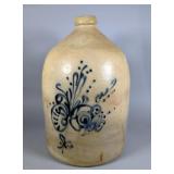 Whites, Utica 3 Gallon Decorated Stoneware Jug - Measures Roughly 15" Tall