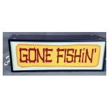 Vintage Retro Double Sided Gone Fishin