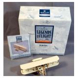 Hallmark Legends In Flight Airplane Replicas Including Fokker Dr.I "Red Baron", Wright Flyer And Cur