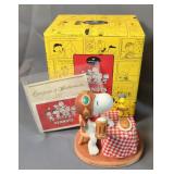 Hallmark Peanuts Gallery Porcelain Figurines Including The Peanutcracker, Here