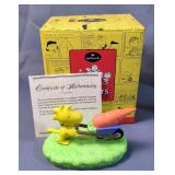 Hallmark Peanuts Gallery Porcelain Figurines Including Plant A Garden, The Great Pumpkin, King Of Th