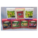 Hallmark Keepsake Lunch Box Sets Of 2 Ornaments Including Peanuts, Qty 2, G.I. Joe, Howdy Doody, Dis
