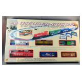 Anheuser-Busch O-27 Gauge Freight Set, 6 Unit Electric Train Set, New In Package