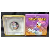 2014 New Zealand Mint Niue 1 Troy Ounce .999 Fine Silver Disney Characters "Donald Duck" And "Daisy"