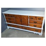 Stanley Dresser With Ten Drawers, 34.5" X 68" X 18" 