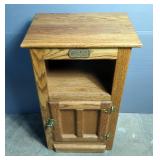 White Clad Registered Simmons Hardware Co. St Louis MO, Wood Cabinet, 28.5" X 18" X 13"