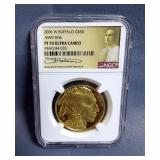 2006 W $50 Gold One Ounce American Buffalo Proof Coin, NGC Certified PF 70 Ultra Cameo