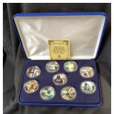 1976 Star Wars Eisenhower Dollar 9-Coin Collectors Set With Box - Includes Certificate Of Limited Ed
