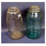 Mason Jars, Atlas E-Z Seal , And Wan-Eta Cocoa Boston Jar Qty 6 Jars