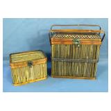 Decorative Storage Containers, Various Sizes And Styles, Total Qty 4