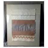 Ann Dergara "Chansons I" #1 Framed Art, 38.5" x 30.25", Signed By Artist