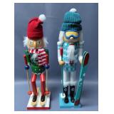 Holiday Nutcracker Collection Including Skiers, Drummers, And More, Total Qty 8