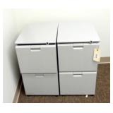 Herman Miller 2 Drawer Lateral Filing Cabinets(2)