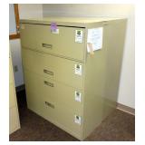 All Steel 2 Drawer and 2 Door Lateral Filing Cabinets(2), 52.75"T x 42"W x 18"D