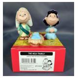 Hallmark Peanuts Gallery Porcelain Figurines Including The Holy Family, Qty 2, The Peanutcracker, It