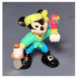 Disney Mickey Mouse And Minnie Mouse Ceramic Statues, Including Wedding, 5.5" x 3.5", Pirate Mickey,