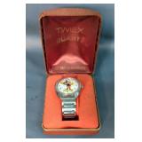 Timex Disney Mickey Mouse Chrome Watch With Expandable Band