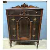 Antique Chest Of Drawers, 4 Drawers, Caster Wheels, Dovetail Construction, 45" x 34" x 18"