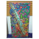 Original Acrylic Painting Of "I Am A Broken Winged Bird" On Canvas By Sylvia Lancaster Mosberger, 59