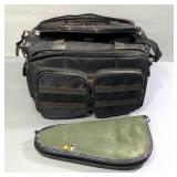 Nexpak Range Bag With Shoulder Strap, And Allen Soft Pistol Case