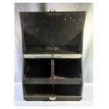 Handgun Storage Case, Holds Up To 5 Handguns, Lower Compartments In Front And Rear, Upper Tray Slide