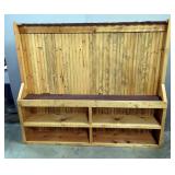 Custom Gun Rack, Holds 20 Longarms, With 4 Lower Shelves, 63" H x 74" W x 13" D