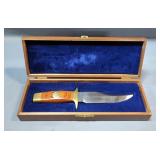 Smith & Wesson Texas Ranger 1973 150-Year Commemorative 5.75" Blade Knife In Presentation Box, Seria